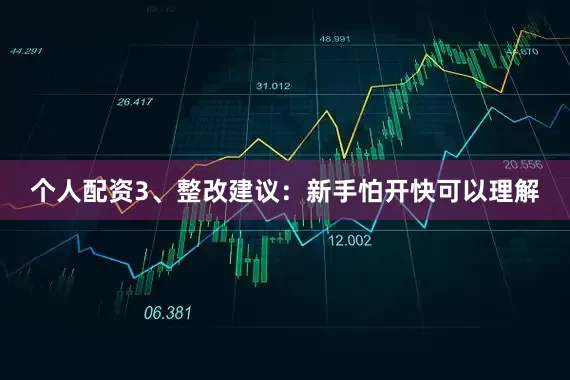 个人配资3、整改建议：新手怕开快可以理解